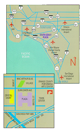 south coast plaza map